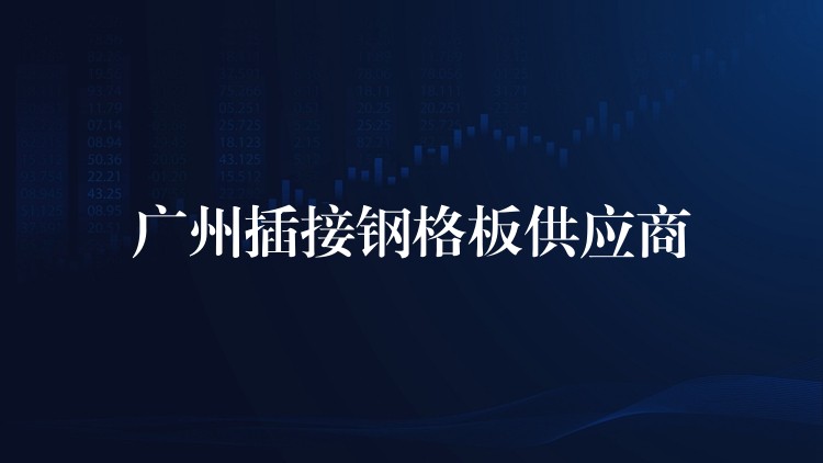 广州插接钢格板供应商 广州插接钢格板供应商