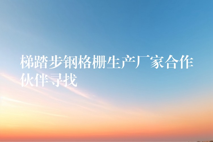 梯踏步钢格栅生产厂家合作伙伴寻找 梯踏步钢格栅生产厂家合作伙伴寻找