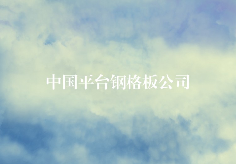 中国平台钢格板公司